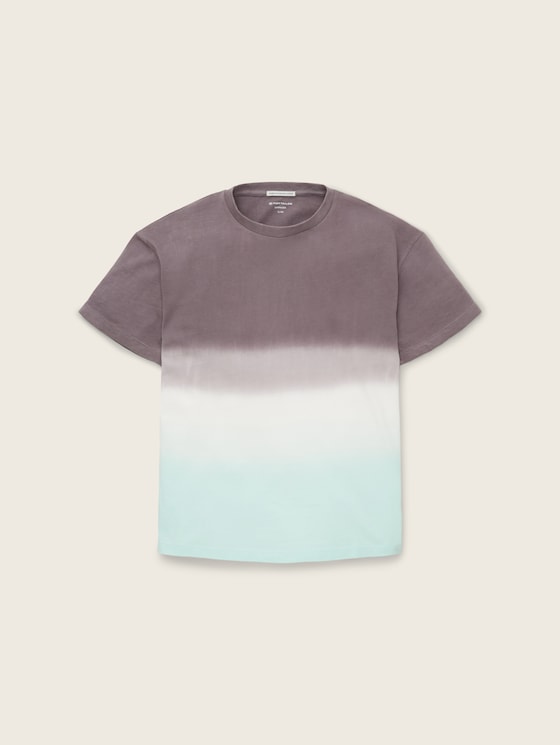 T-shirt met kleurverloop