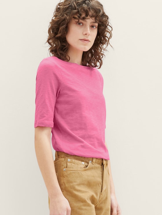 Basic T-shirt by Women, nouveau pink
