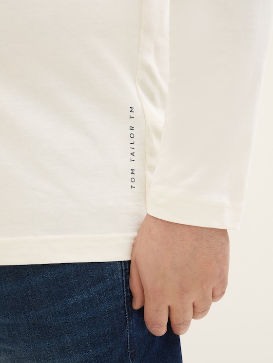 Plus - Long-sleeved shirt with a chest pocket