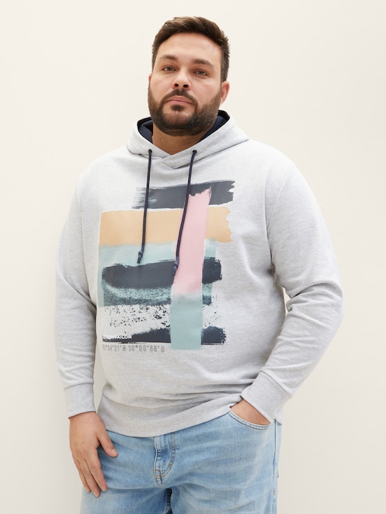 Plus - hoodie with a print