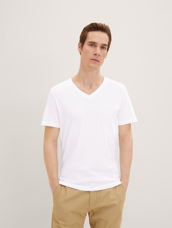 Basic T-shirts in een pak van vier