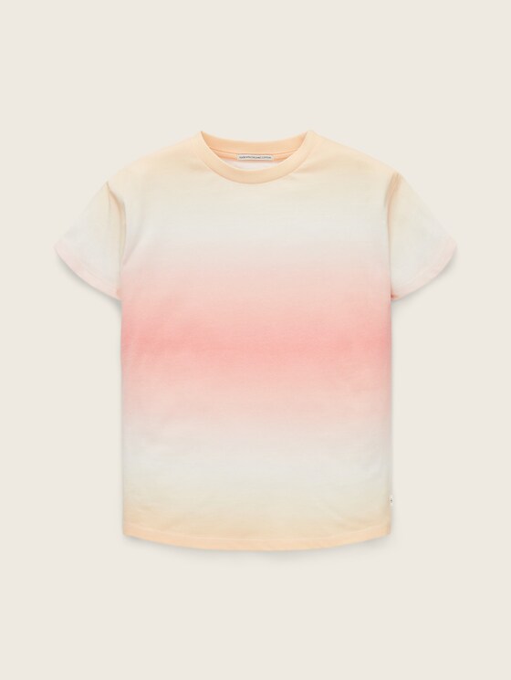 T-shirt met kleurverloop