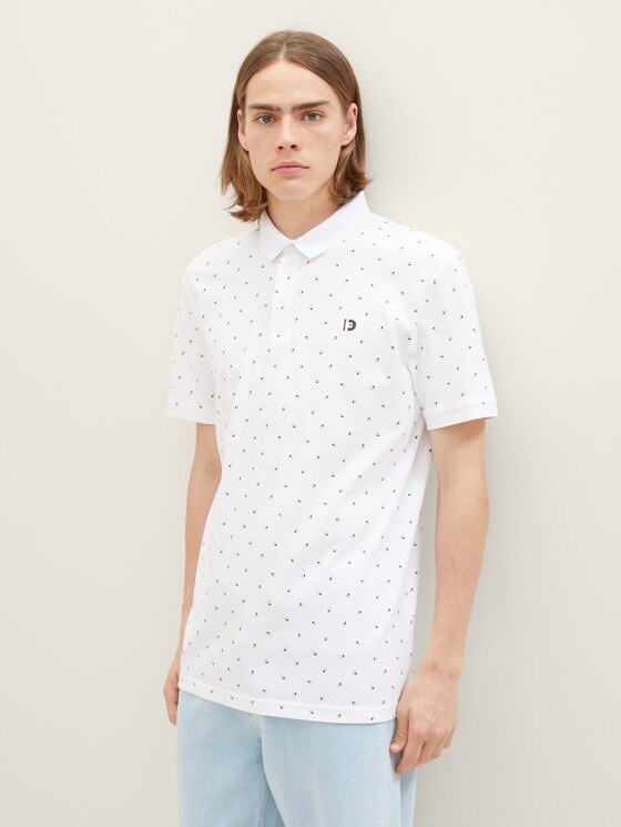 Polo shirt with an all-over print