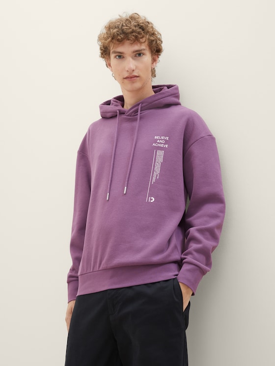 Relaxed Hoodie mit Print