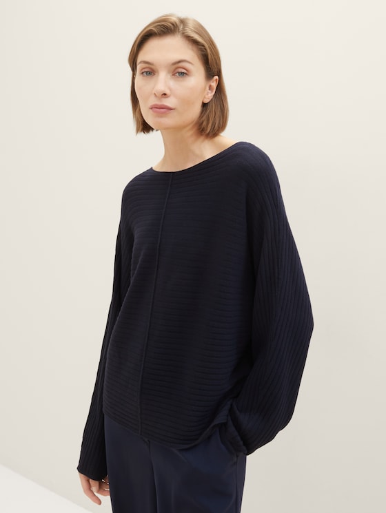 Pullover mit Struktur