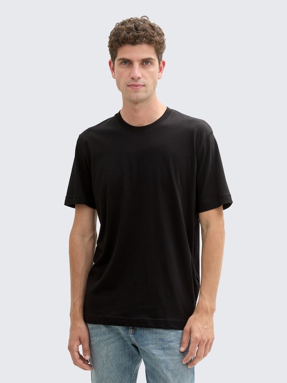 Basic T-Shirt im 2er-Pack von Men, Black