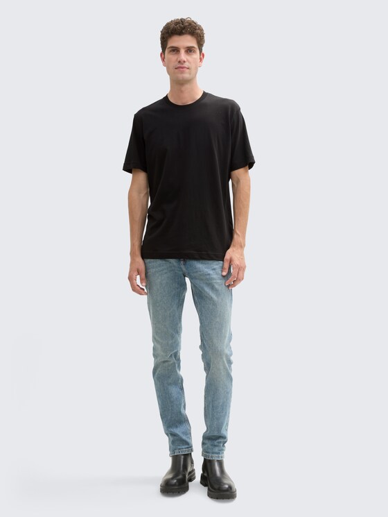 Basic T-Shirt im 2er-Pack von Men, Black