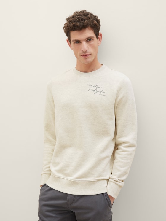 Sweatshirt met print