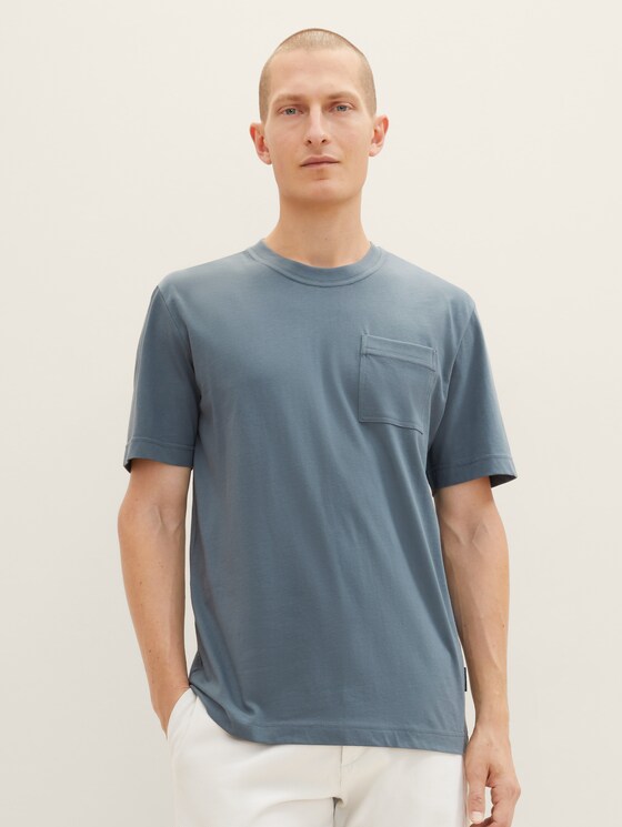 T-Shirt mit Brusttasche