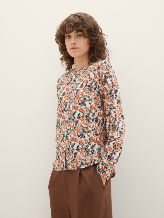 Overhemd met lange mouwen blouse met LENZING(TM) ECOVERO(TM)
