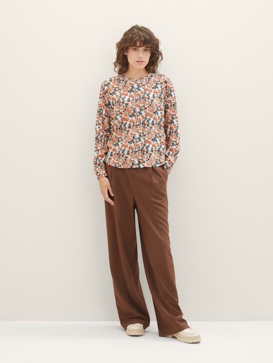 Overhemd met lange mouwen blouse met LENZING(TM) ECOVERO(TM)