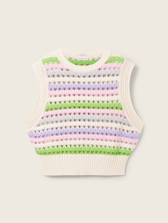 Knitted vest top