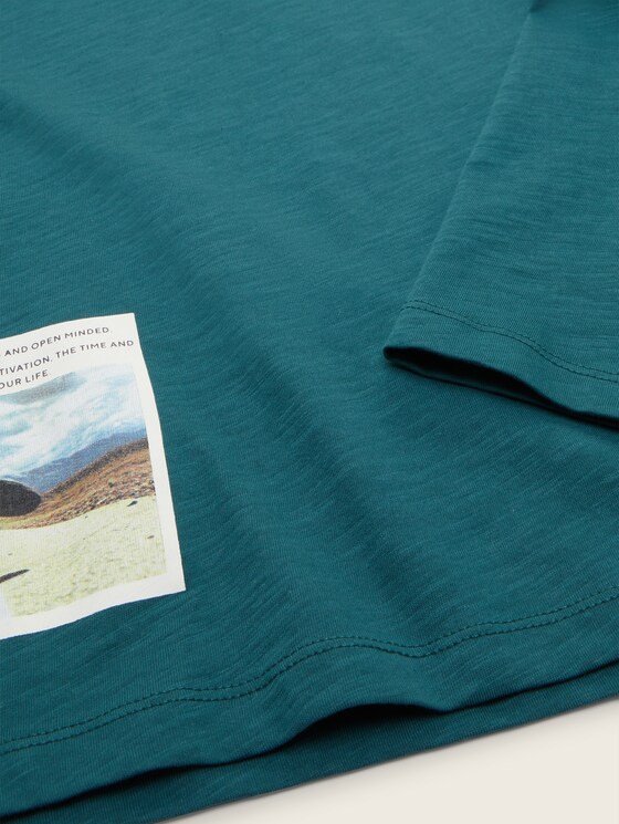 Oversize Langarmshirt mit Print