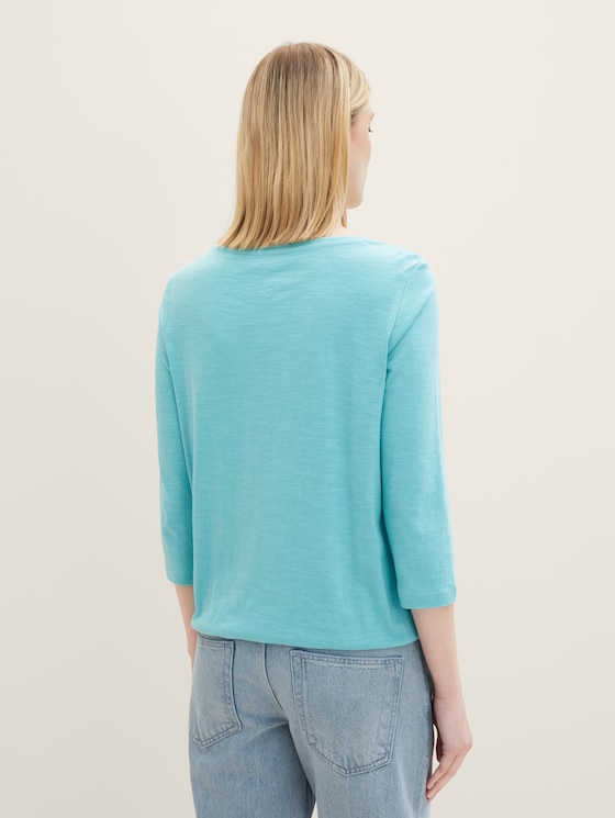 Henley shirt by Women, Summer Teal