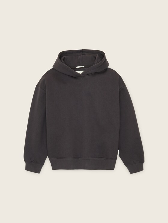 Oversized hoodie with organic cotton