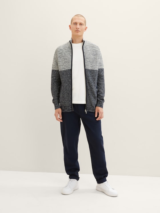 Cardigan in a mix of materials by Tom Tailor