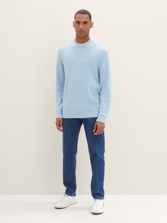 Tom tailor basic discount crew neck sweater