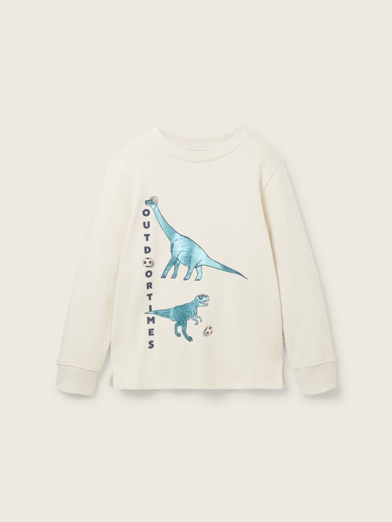 Sweatshirt mit Motivprint