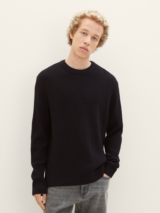 Sweatshirt mit Struktur