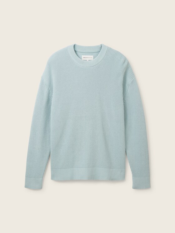 Strickpullover im Washed-Look