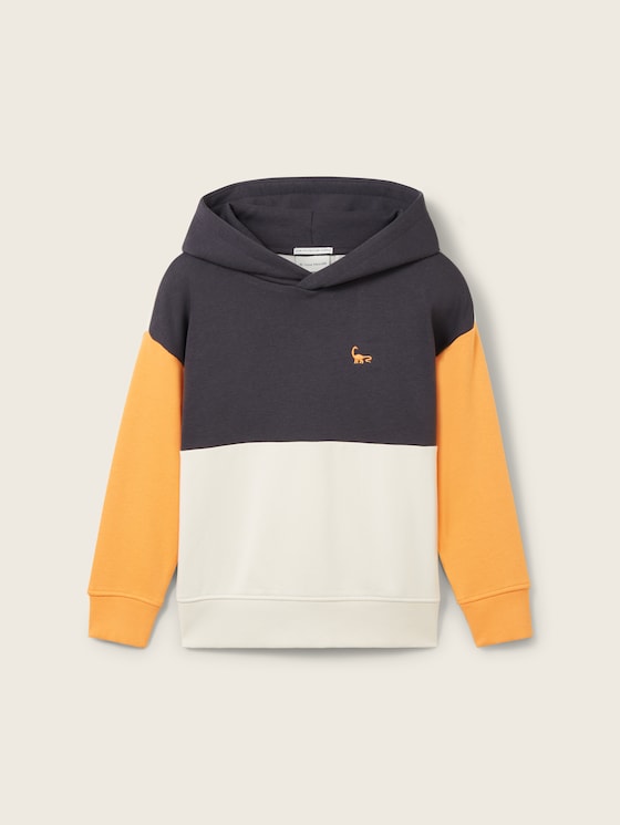 hoodie with colour blocking