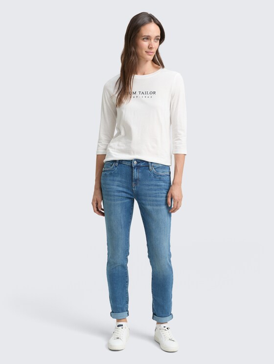 TTTAPERED Jeans von Women, Used Mid Stone Blue Denim