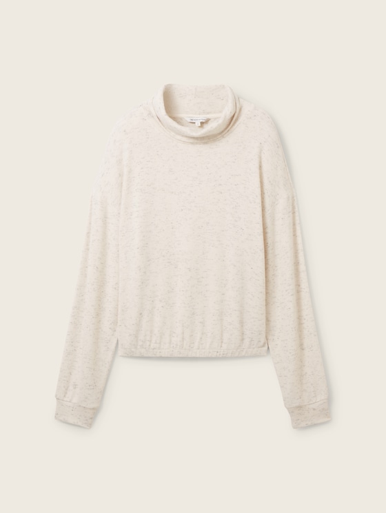 Sweatshirt mit Rollkragen