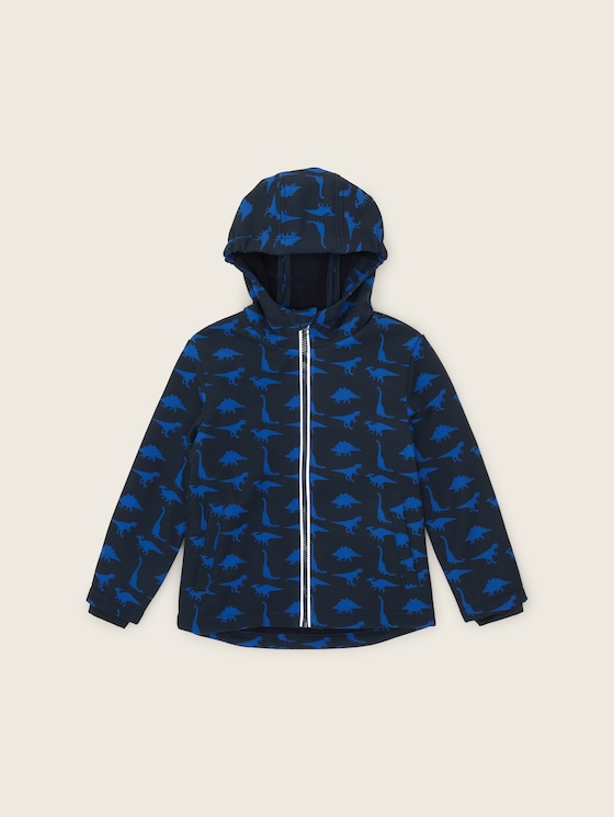 Softshell jacket with an all-over print