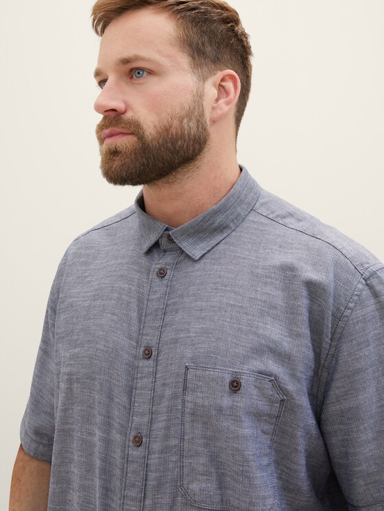 Plus - Hemd aus Twill
