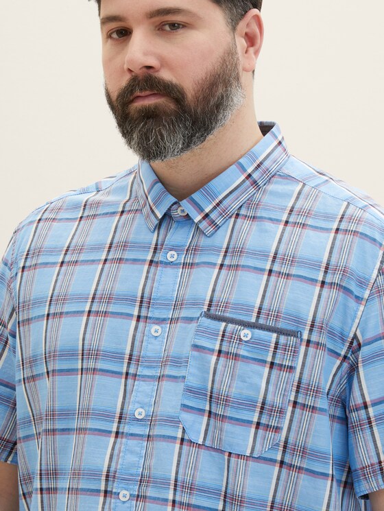 Plus - Shirt in a checked pattern