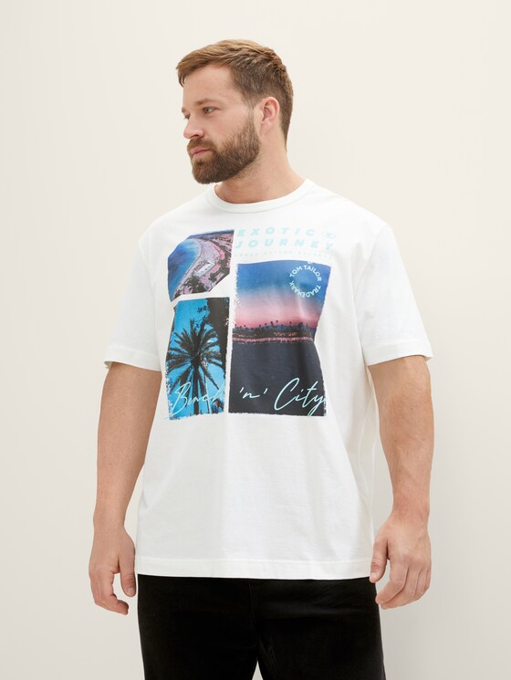 Plus - T-shirt with a photo print