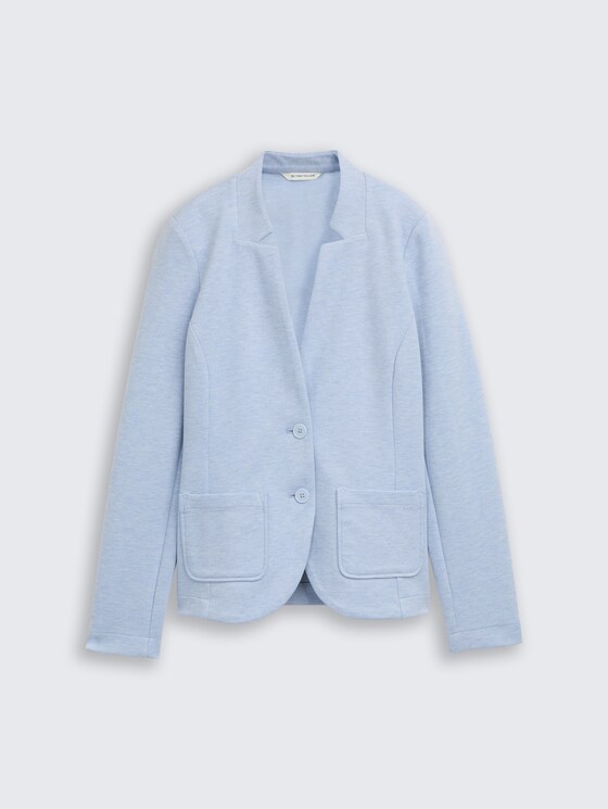 Slim fit blazer with ottoman texture by Women, kentucky blue melange