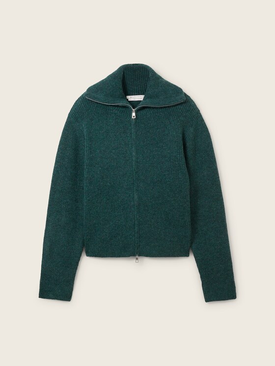 Strickjacke mit recyceltem Polyester