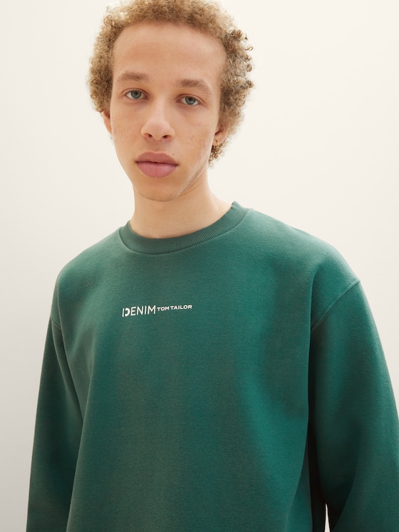 Sweatshirt with organic cotton by Tom Tailor