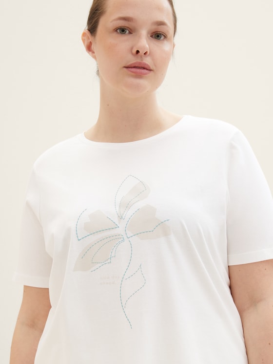Plus - T-shirt with a print