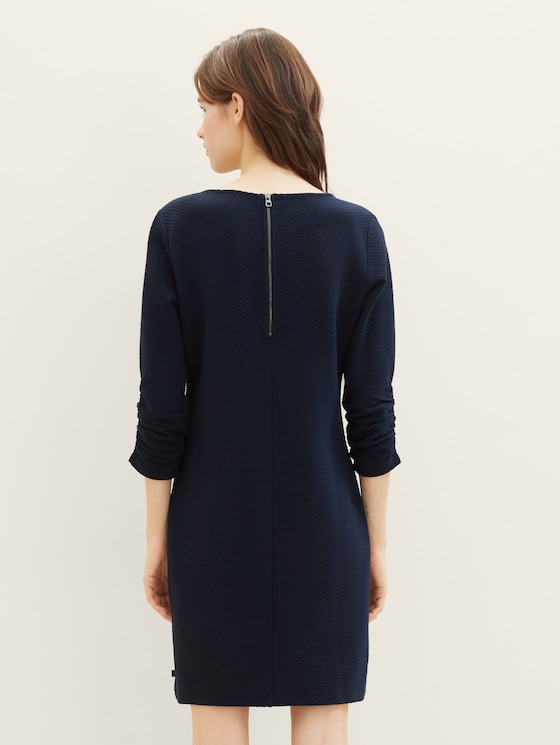 Mini dress with 3/4 sleeves by Denim Female, sky captain blue