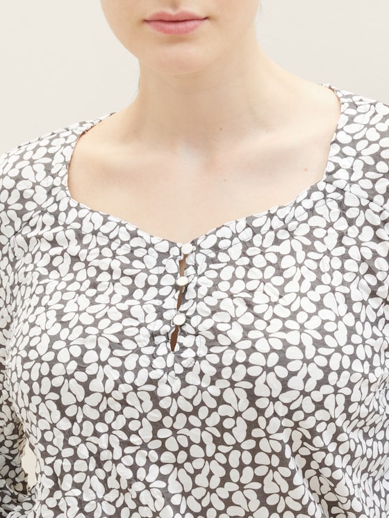 Plus - Patterned shirt with buttons