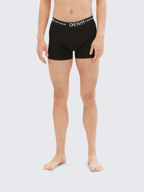 Boxershorts in 3-pack door Denim Male, Heather Grey Melange