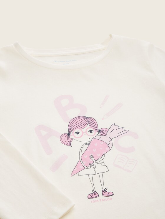 Langarmshirt mit Motivprint