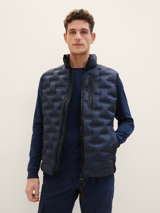 Ademend vest door Men, sky captain blue