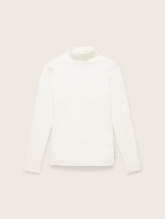 Long-sleeved shirt with organic cotton