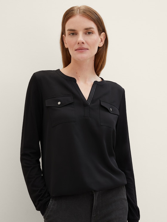 T-shirt in LENZING™ EcoVero™ by Women, deep black