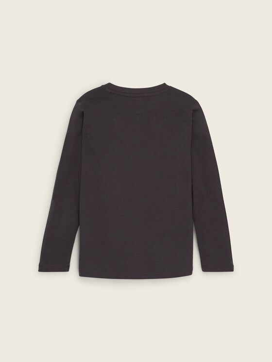 Long-sleeved shirt with organic cotton