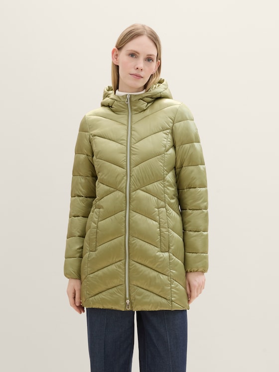 Lightweight mantel door Women, dark sage