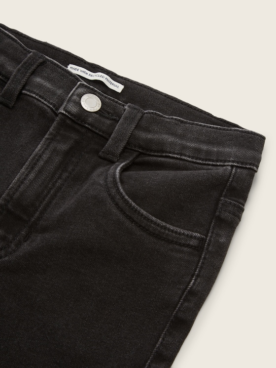 Flared jeans met gerecycled polyester