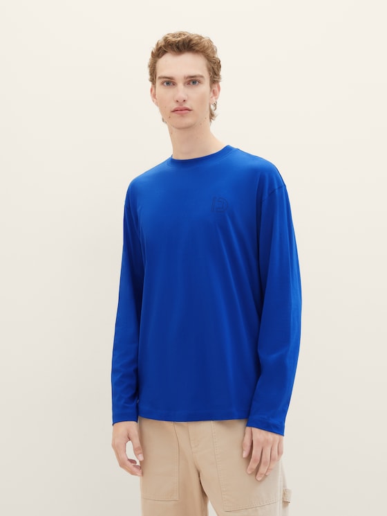 Relaxed long-sleeved T-shirt