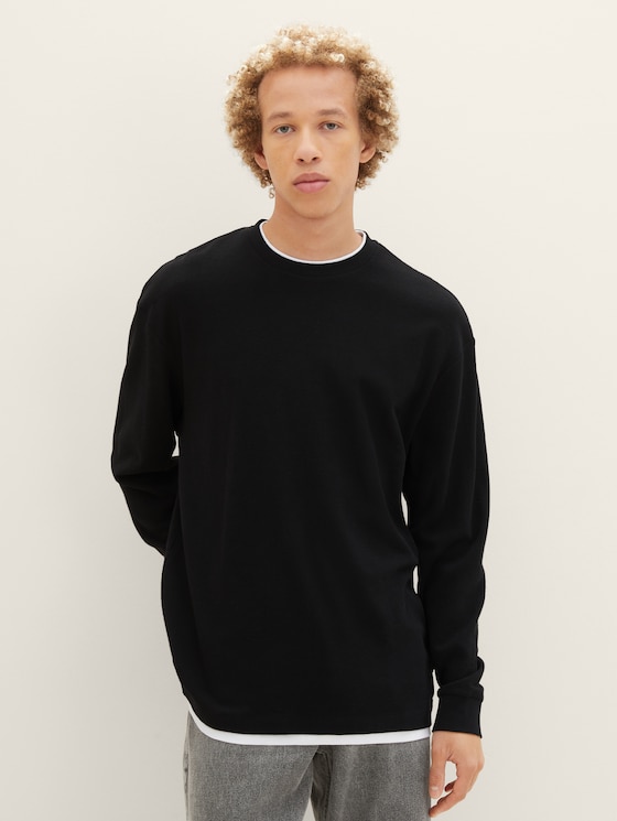 2-in-1 Langarmshirt
