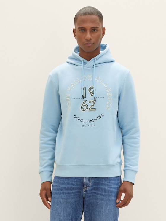 Hoodie with a Tom by print logo Tailor