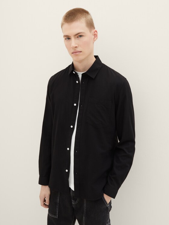 Oxford shirt with chest pocket