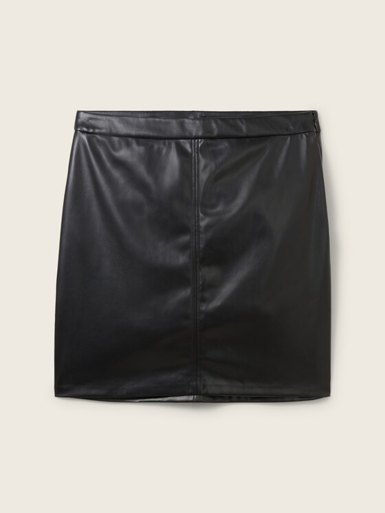 Black leather 2024 skirt hollister